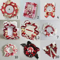 Red Ita Bag Accessories Set collection overview showing available accessory designs