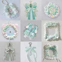 Mint Green Ita Bag Accessories Set collection overview showing available accessory designs