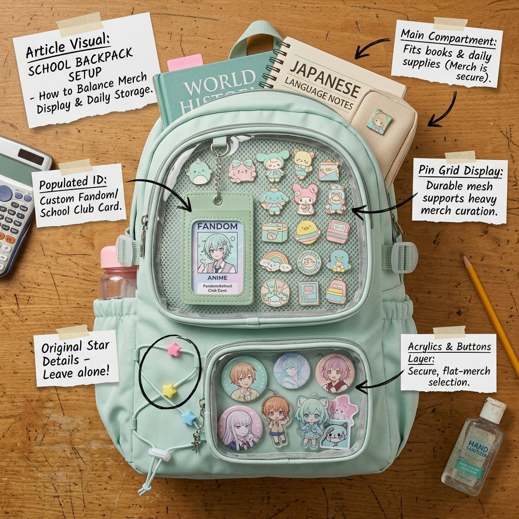 School ita bag backpack setup