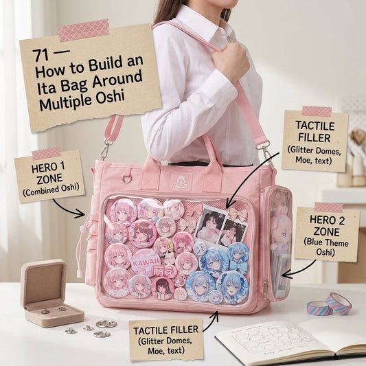 Multi-oshi ita bag hero layout