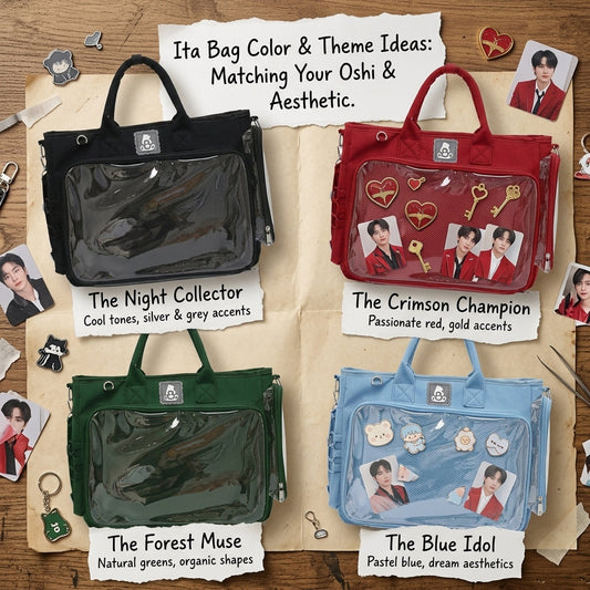 Anime convention ita bag shape comparison