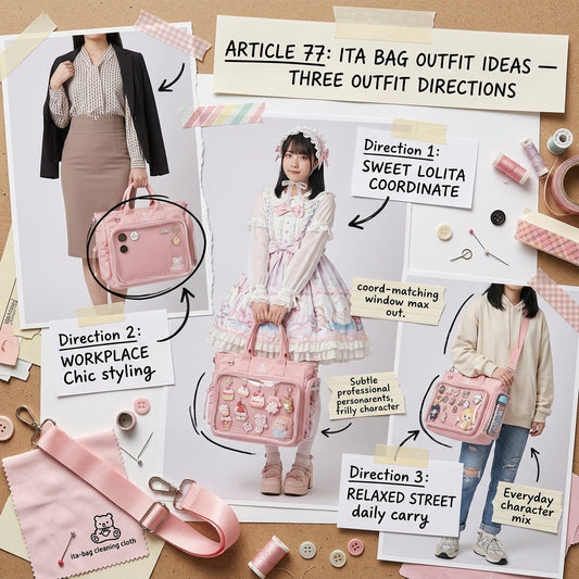 Three ita bag outfit directions