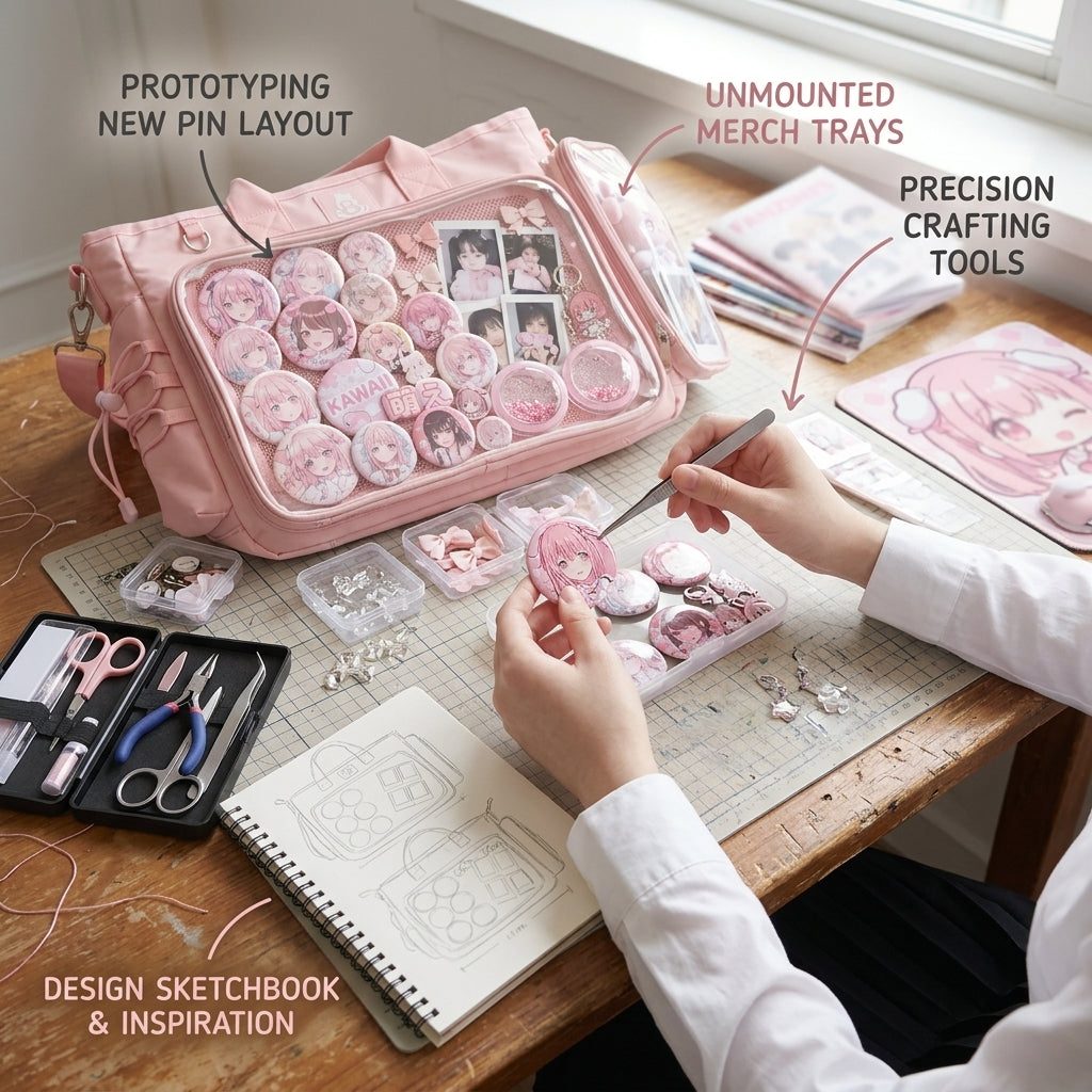 Ita bag decorating layout example