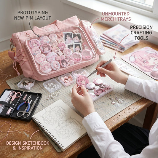 Ita bag decorating layout example
