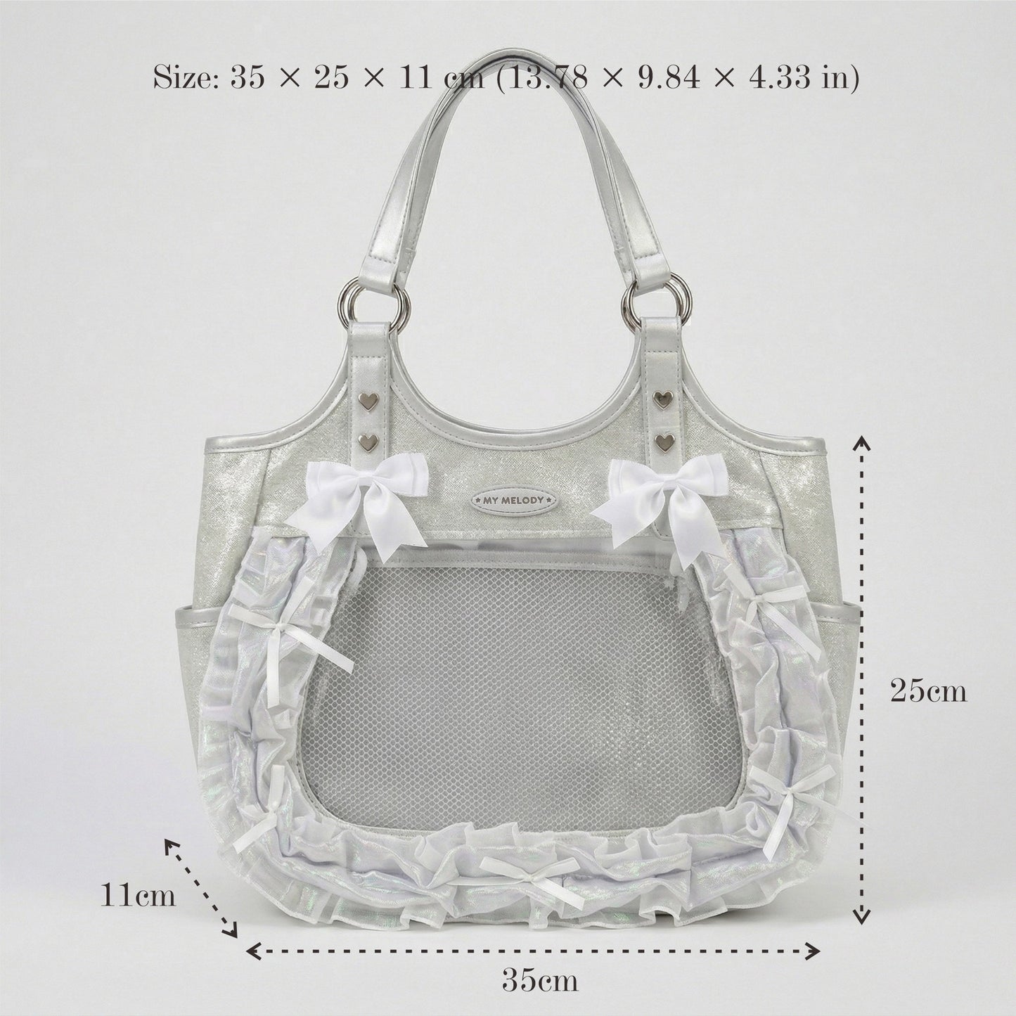 Hanabira Y2K Dopamine Petal Scallop Shopper Large Pink ita bag | Cute Kawaii itabag backpack, Custom Anime Oshikatsu Window Display Bag