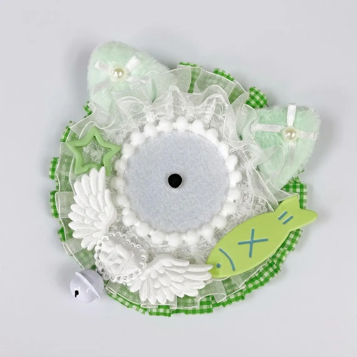 Mint Green Itabag Accessories, Photocard Holder, Pin Holder, Ita Bag Decor, Ita Backpack Charm, Kawaii Oshikatsu Goods