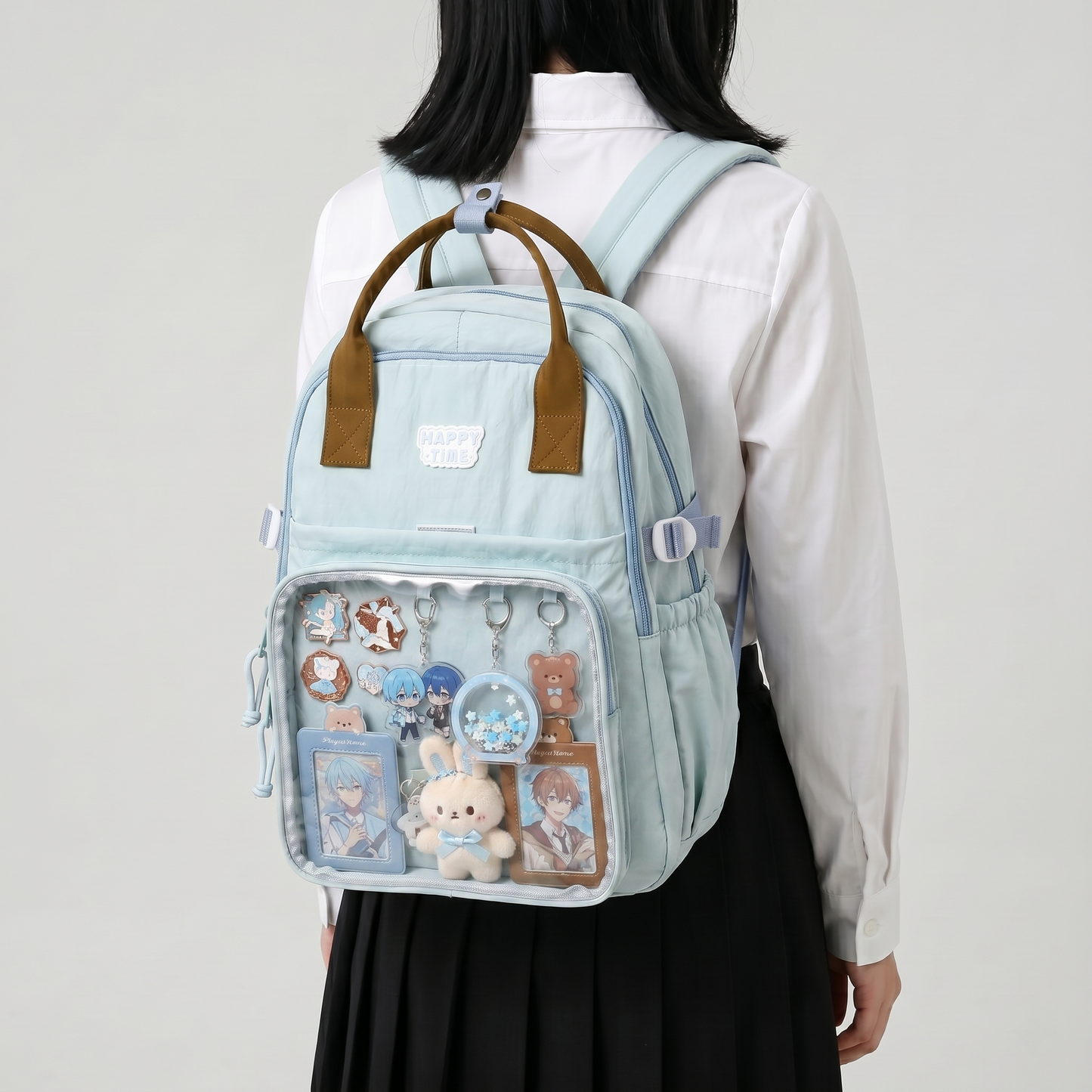 Aozora Pocket Itabag – Ita Bag Oshikatsu Ita Backpack Clear Window Pin Display School Backpack | ITABAG96