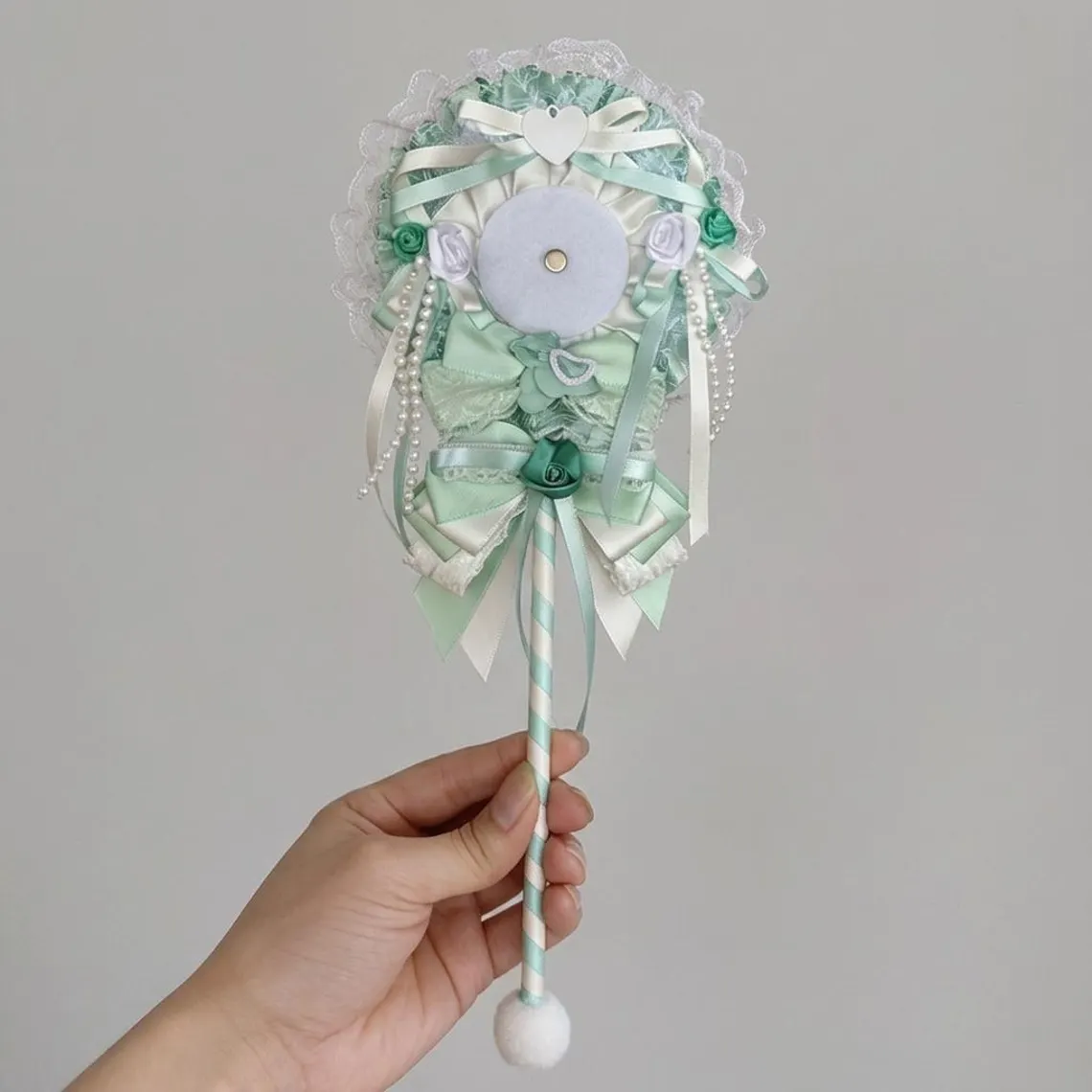 Mint Green Itabag Accessories, Photocard Holder, Pin Holder, Ita Bag Decor, Ita Backpack Charm, Kawaii Oshikatsu Goods