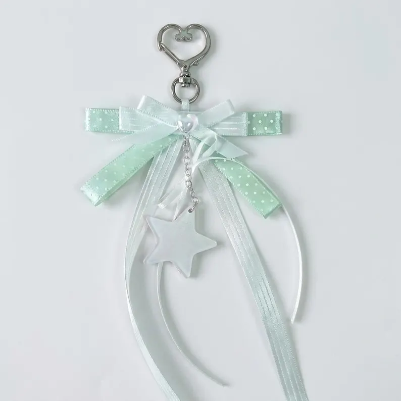 Mint Green Itabag Accessories, Photocard Holder, Pin Holder, Ita Bag Decor, Ita Backpack Charm, Kawaii Oshikatsu Goods