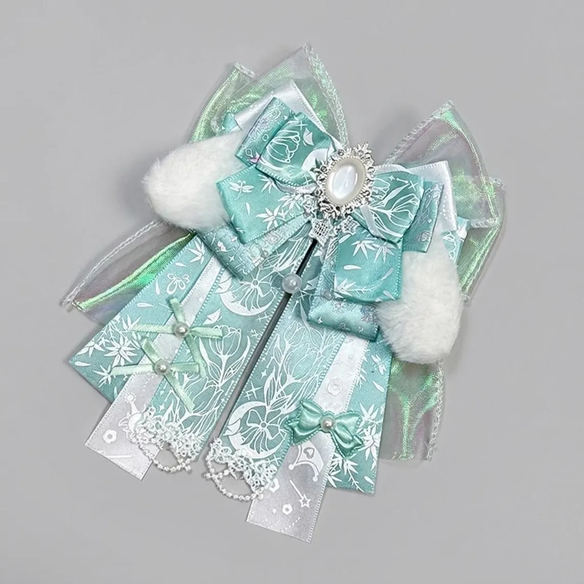 Mint Green Itabag Accessories, Photocard Holder, Pin Holder, Ita Bag Decor, Ita Backpack Charm, Kawaii Oshikatsu Goods