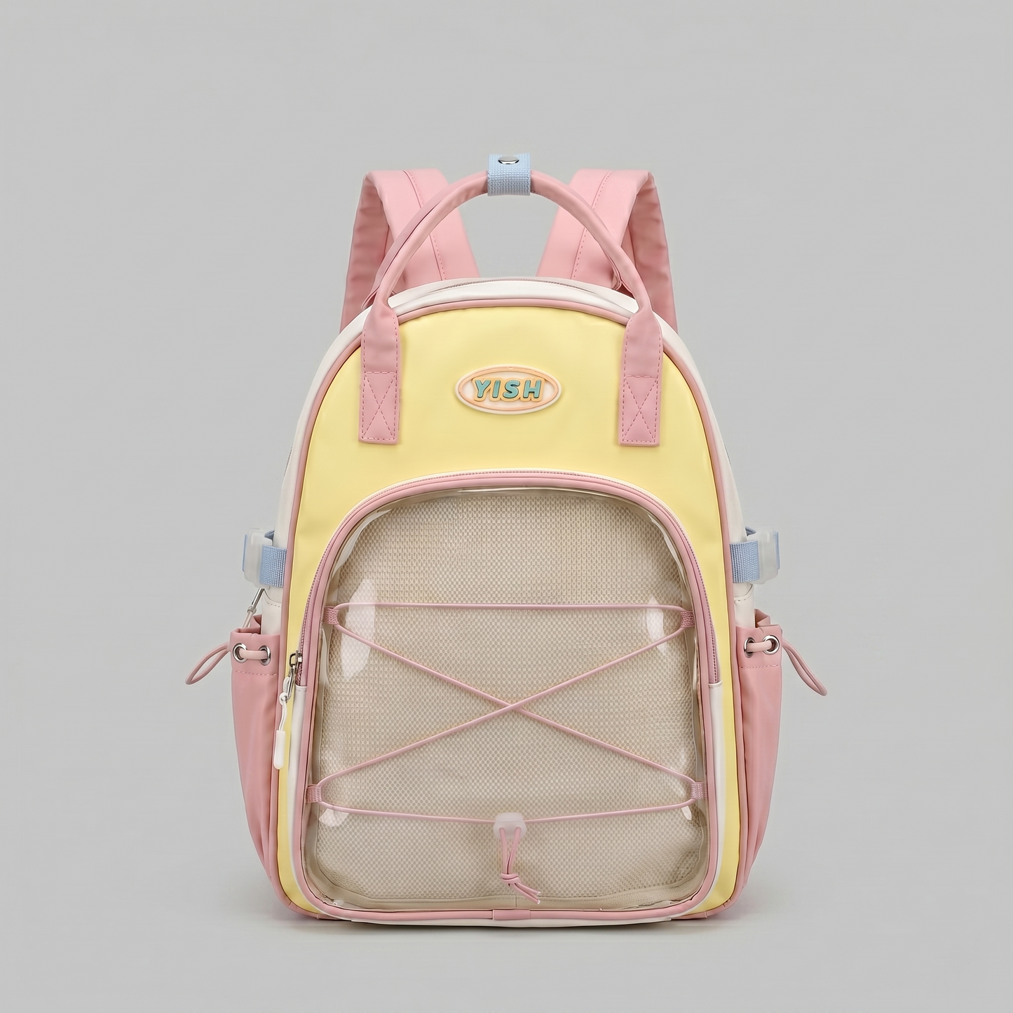 Hikaru Frame Itabag Backpack – Ita Bag School Backpack dengan Clear Window, Elastic Display Grid & Multi Pocket