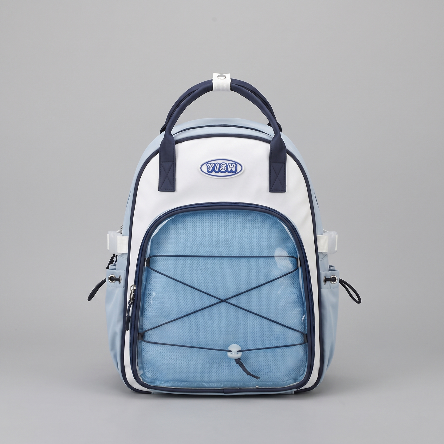 Hikaru Frame Itabag Backpack – Ita Bag School Backpack dengan Clear Window, Elastic Display Grid & Multi Pocket