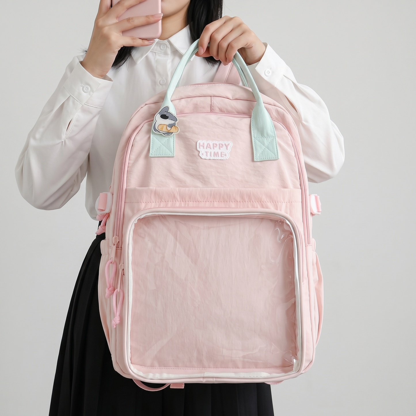 Aozora Pocket Itabag – Ita Bag Oshikatsu Ita Backpack Clear Window Pin Display School Backpack | ITABAG96