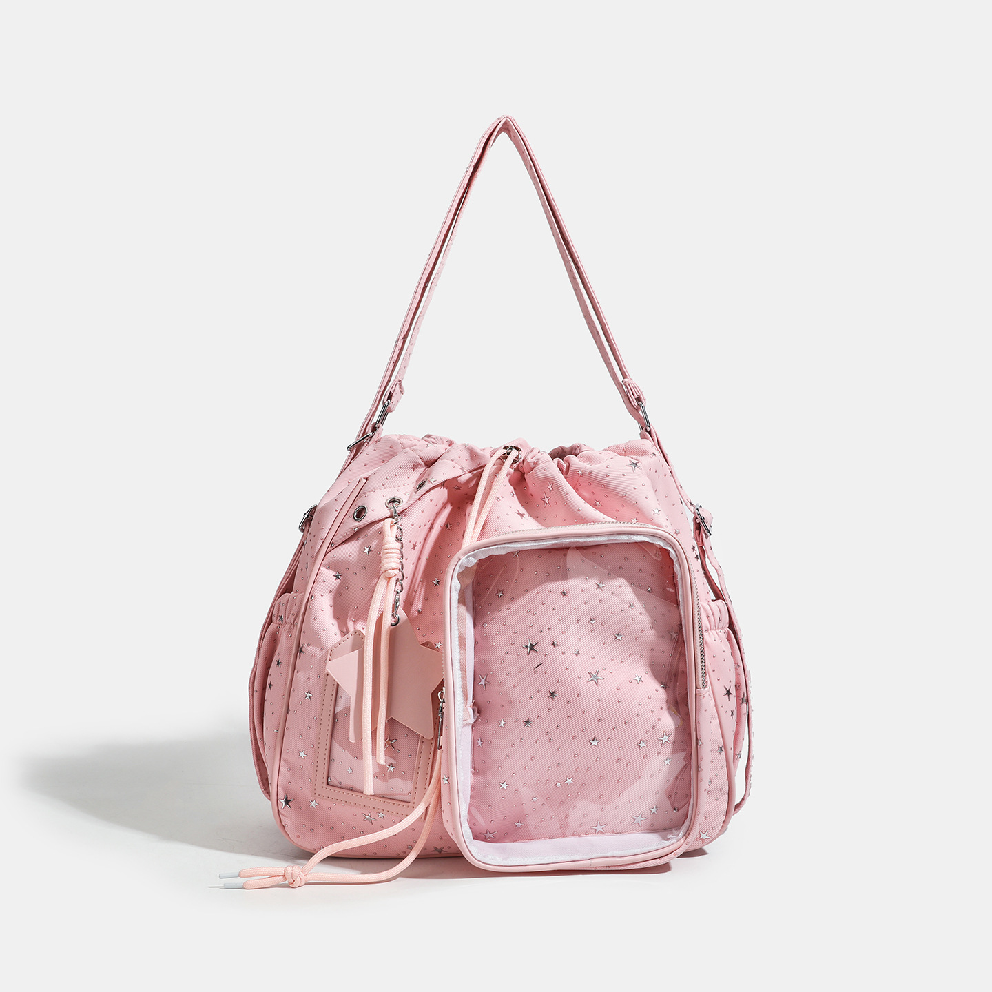 Reina Y2K Dopamine Pink ita bag drawstring backpack | Cute Kawaii ita bag, Custom Anime Oshikatsu Window Display Bag