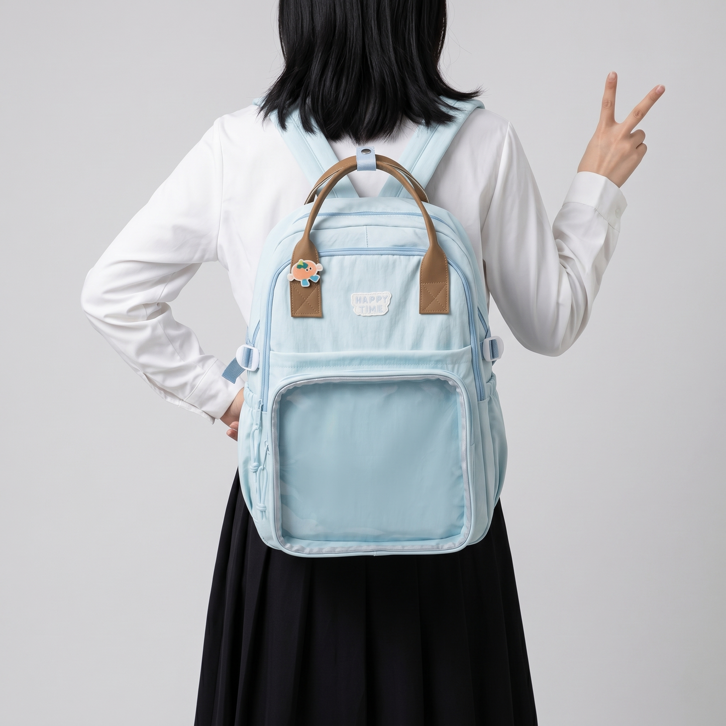 Aozora Pocket Itabag – Ita Bag Oshikatsu Ita Backpack Clear Window Pin Display School Backpack | ITABAG96