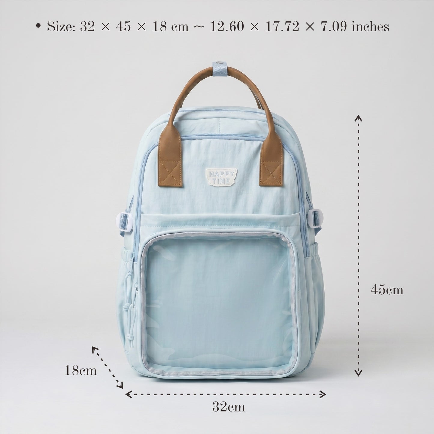 Aozora Pocket Itabag – Ita Bag Oshikatsu Ita Backpack Clear Window Pin Display School Backpack | ITABAG96