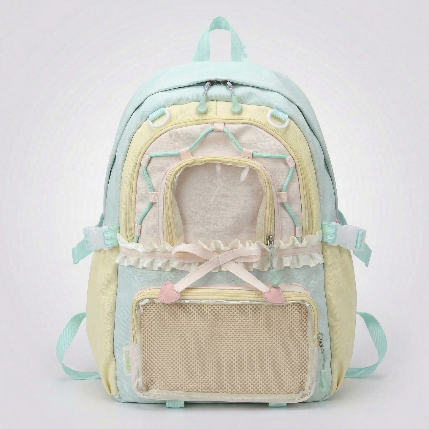 Furi Y2K Dopamine Sweet Ruffle Dome Window Large Lilac Ita Bag | Cute Kawaii  itabag backpack, Custom Anime Oshikatsu Window Bag | ITABAG19