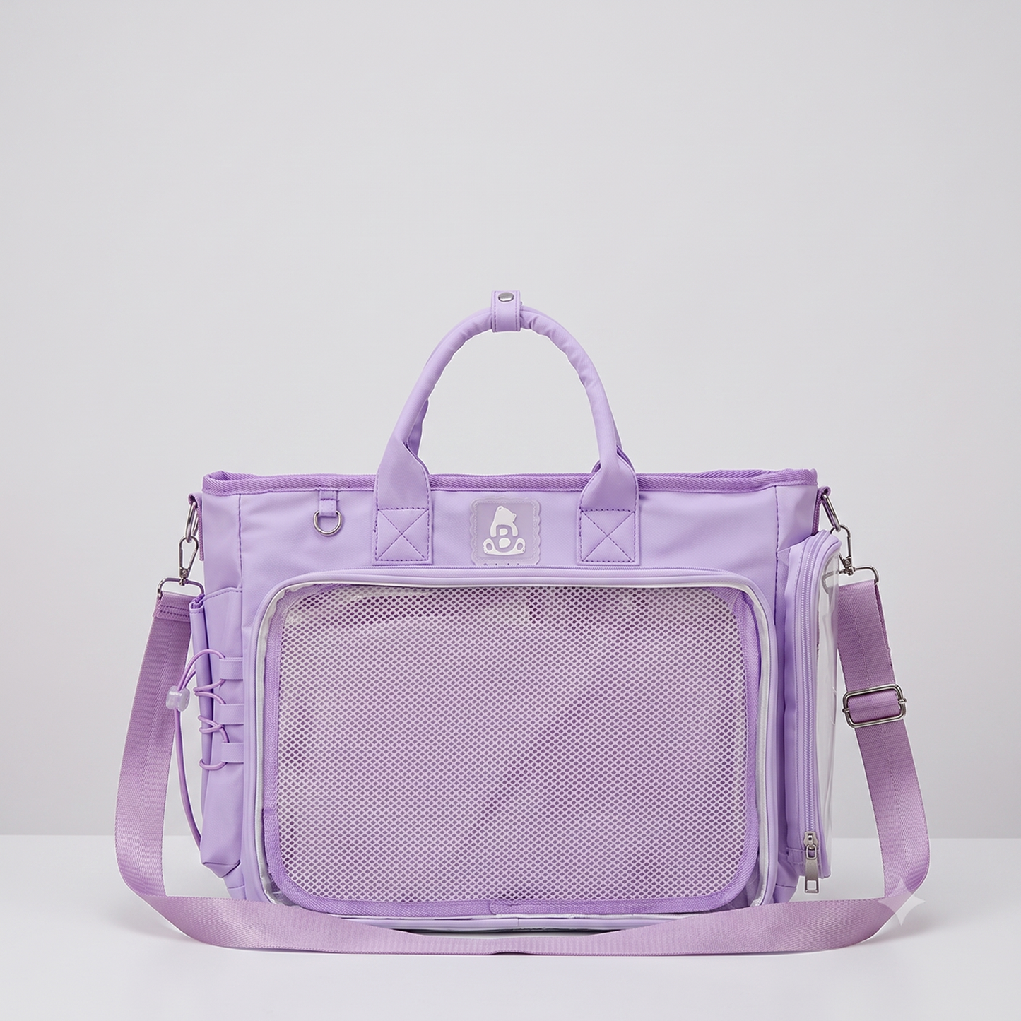 Hanaka Wide Itabag + INSERT | ita Bag Oshikatsu Ita Backpack Crossbody Clear Window Large Display Bag