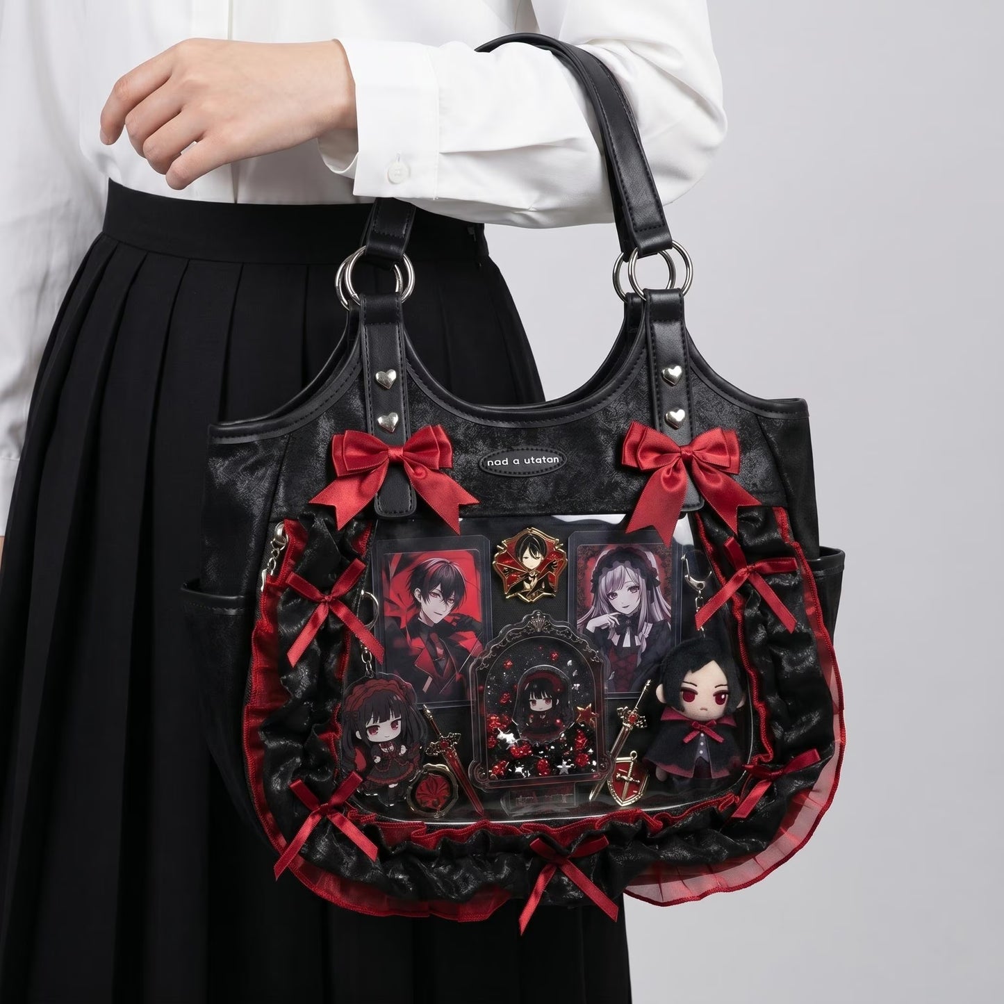 Hanabira Y2K Dopamine Petal Scallop Shopper Large Pink ita bag | Cute Kawaii itabag backpack, Custom Anime Oshikatsu Window Display Bag