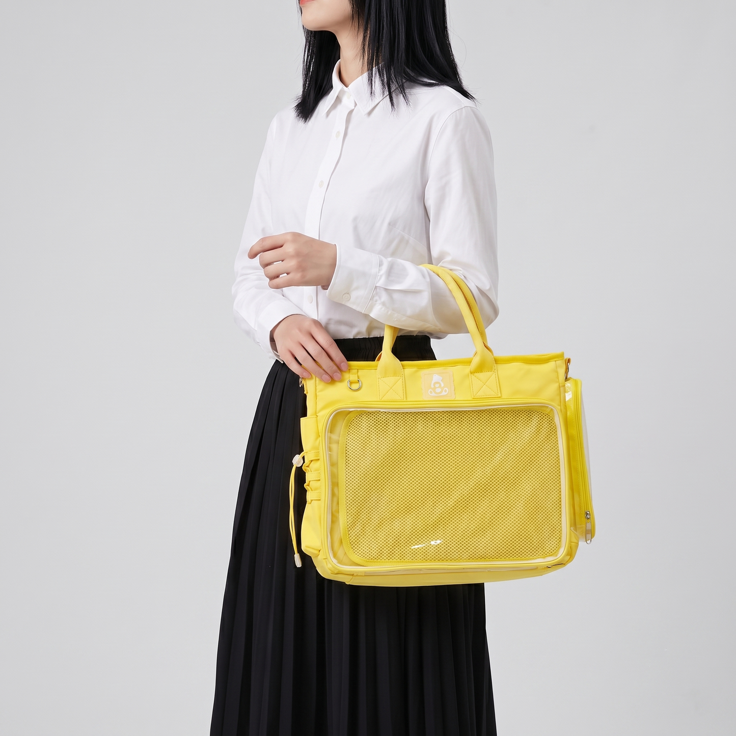 Hanaka Wide Itabag + INSERT | ita Bag Oshikatsu Ita Backpack Crossbody Clear Window Large Display Bag